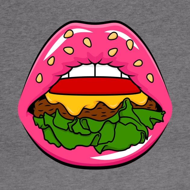 Burger Lips by Woah_Jonny